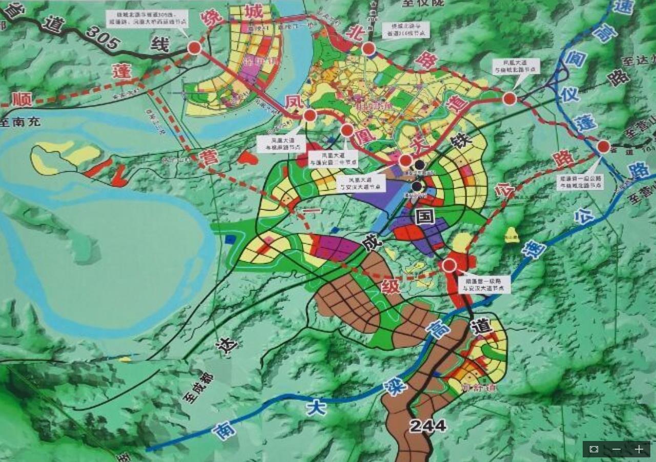 四川蓬安公路最新规划图片