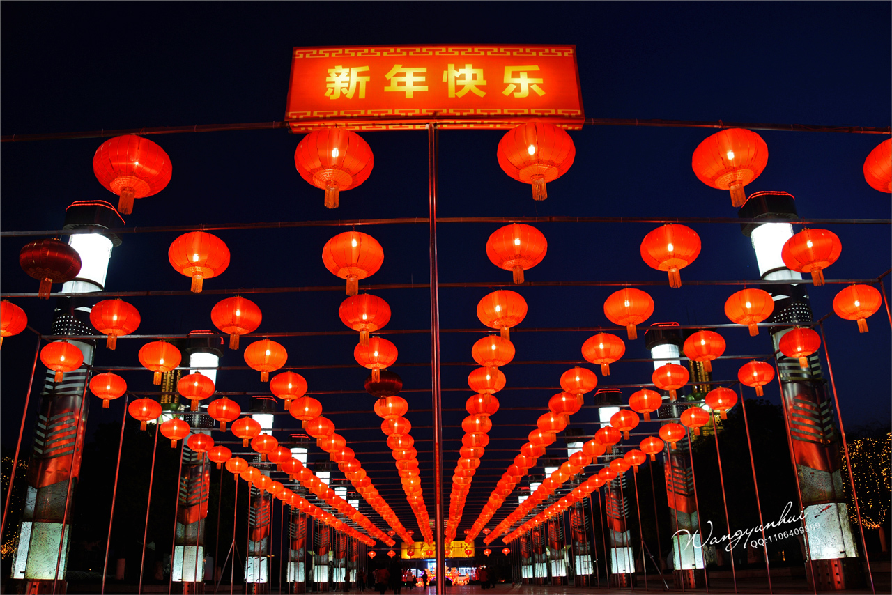 新年夜景文案图片