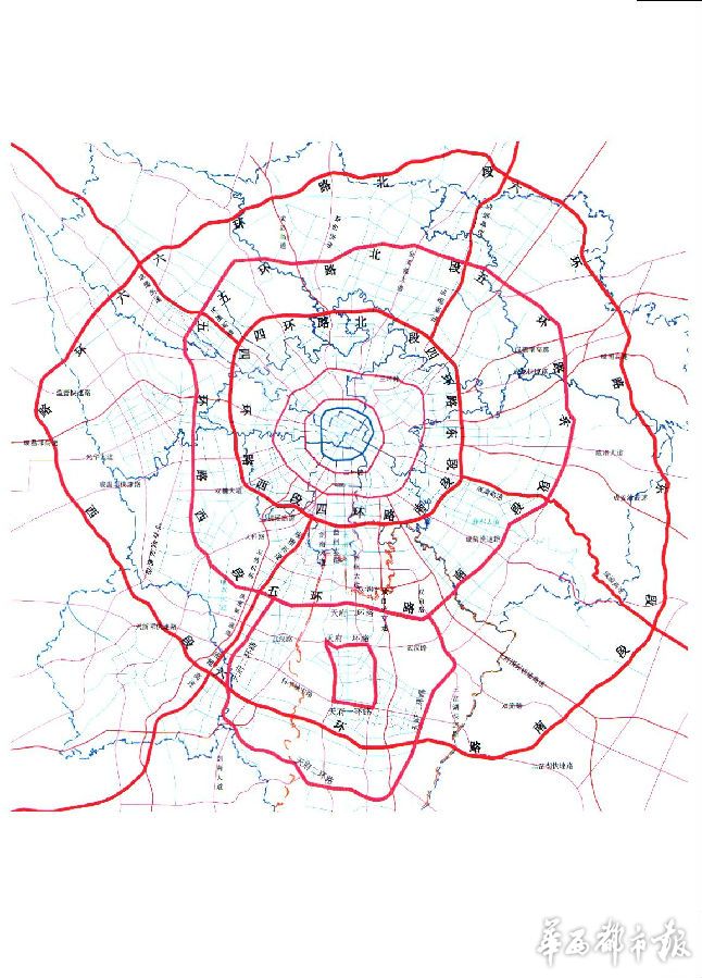 四环线路图图片