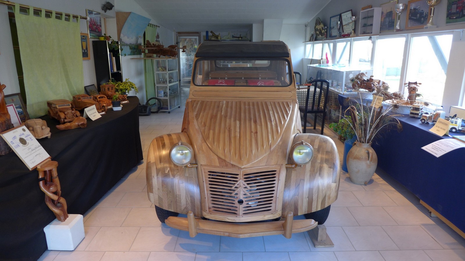 法国木匠老汉儿做木头雪铁龙汽车(洋木牛流马) —— 可以上路行驶哦