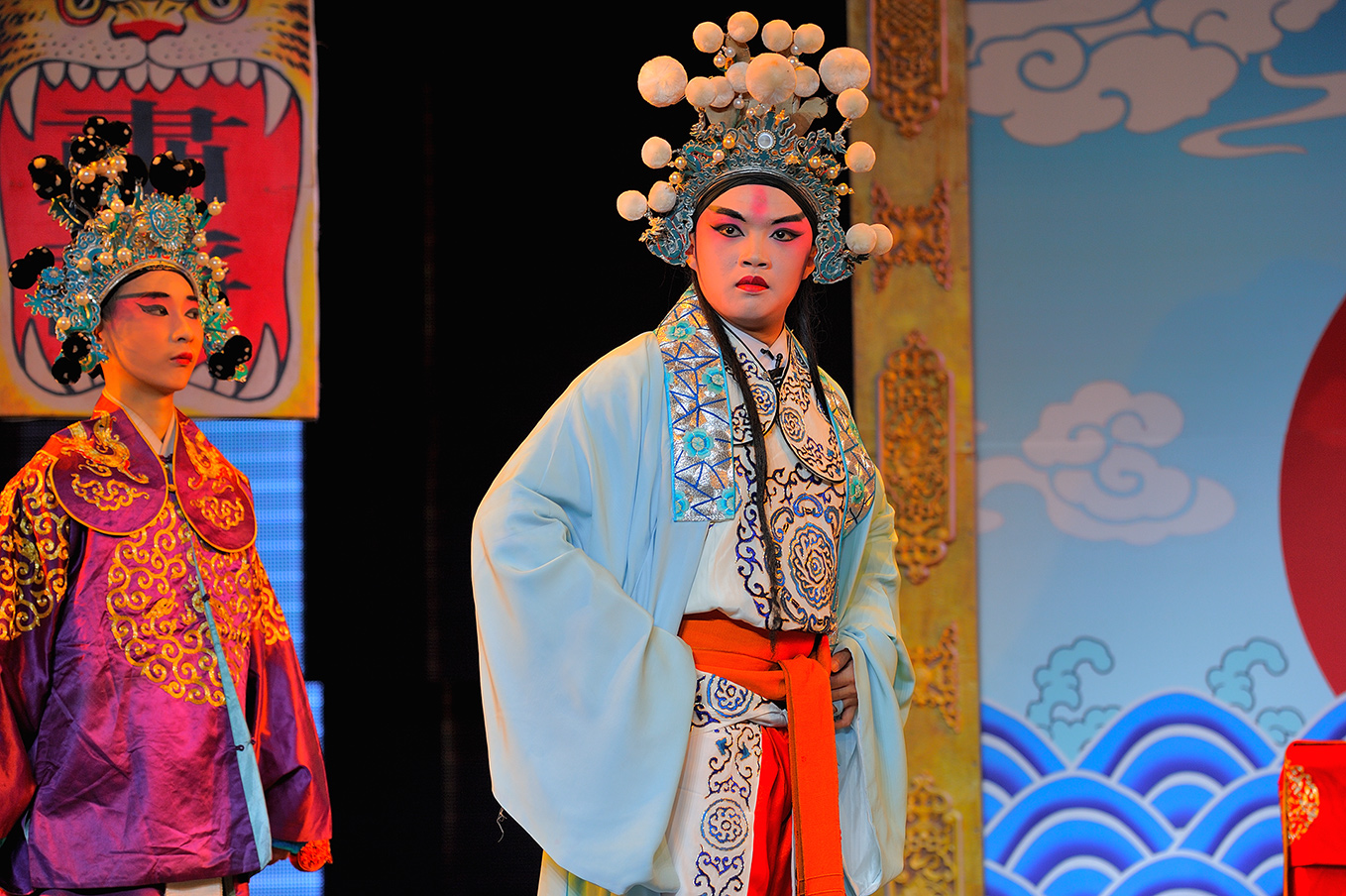 川剧双天官图片