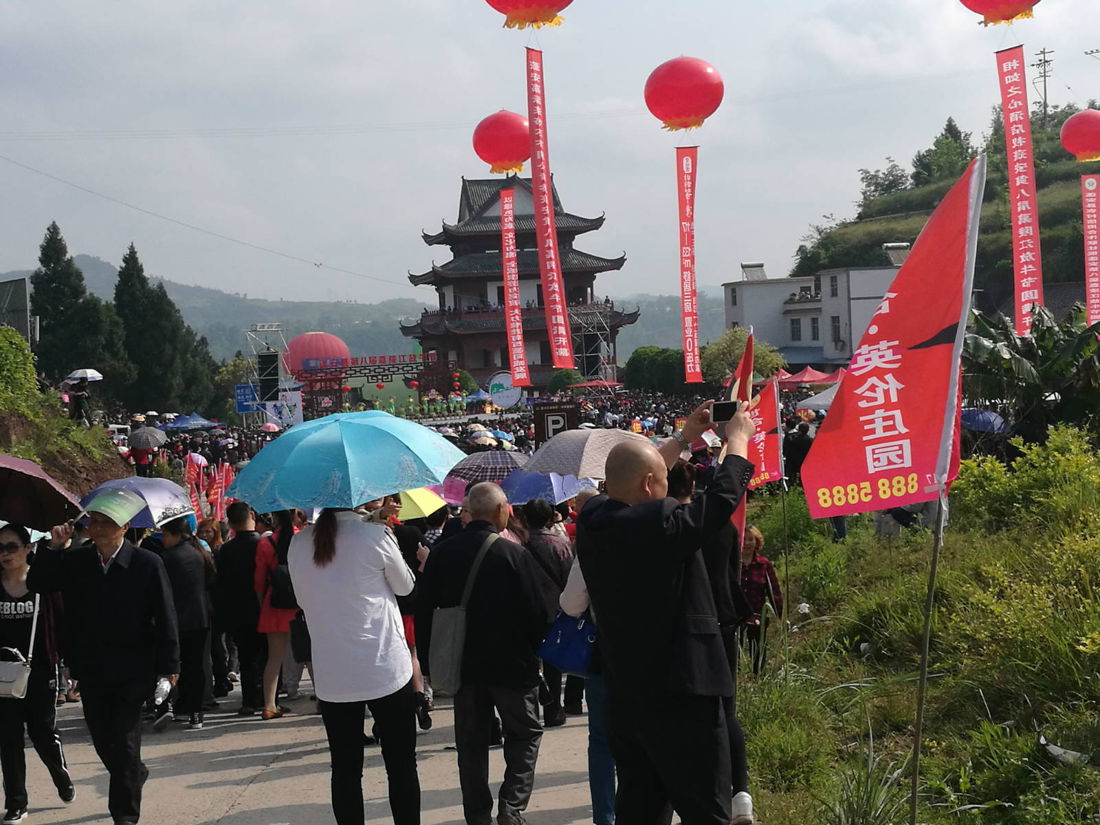 蓬安县第八届嘉陵江放牛节