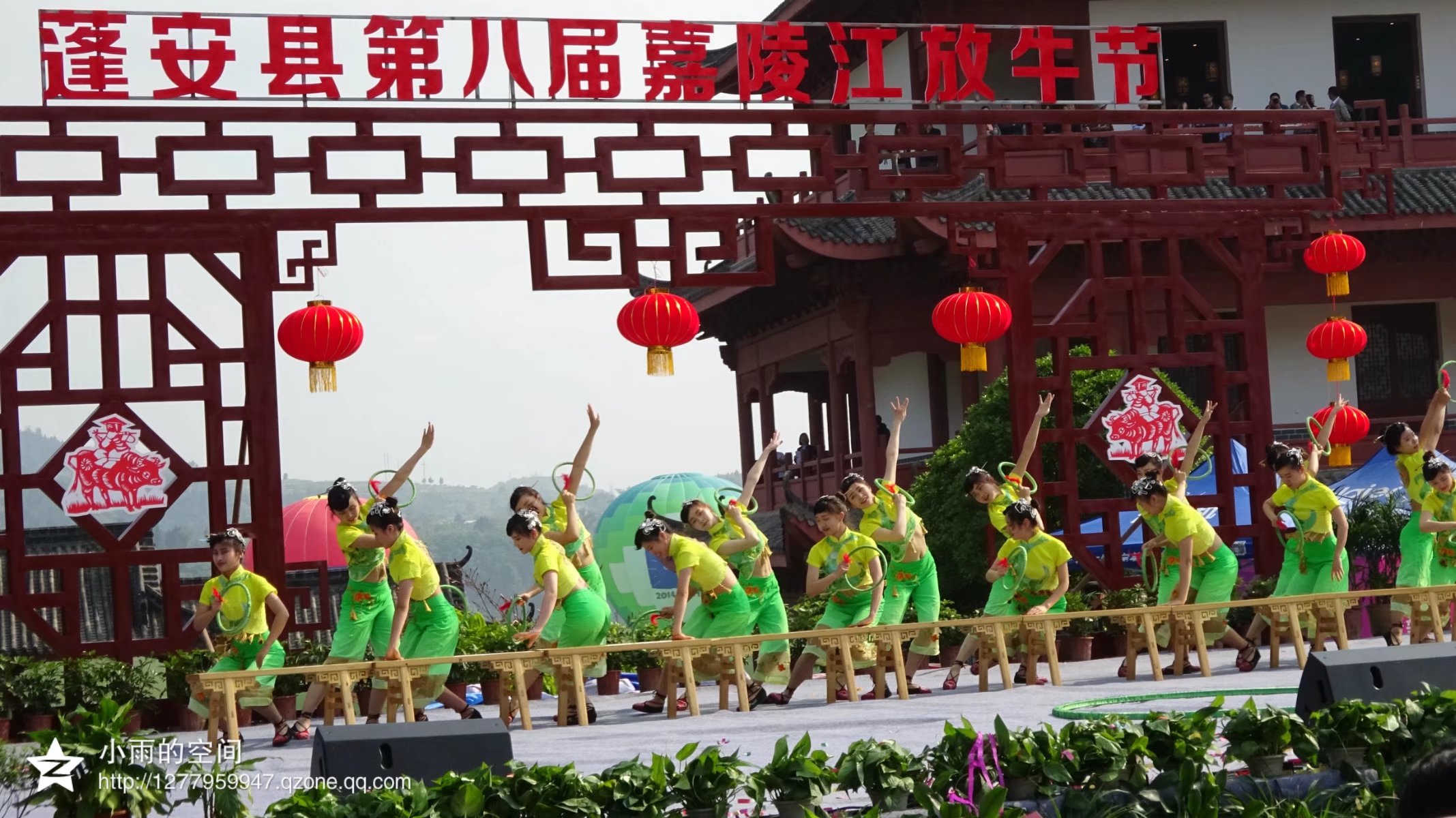 嘉陵江最美生态奇观,气势恢弘的蓬安第八届放牛节剪影片段