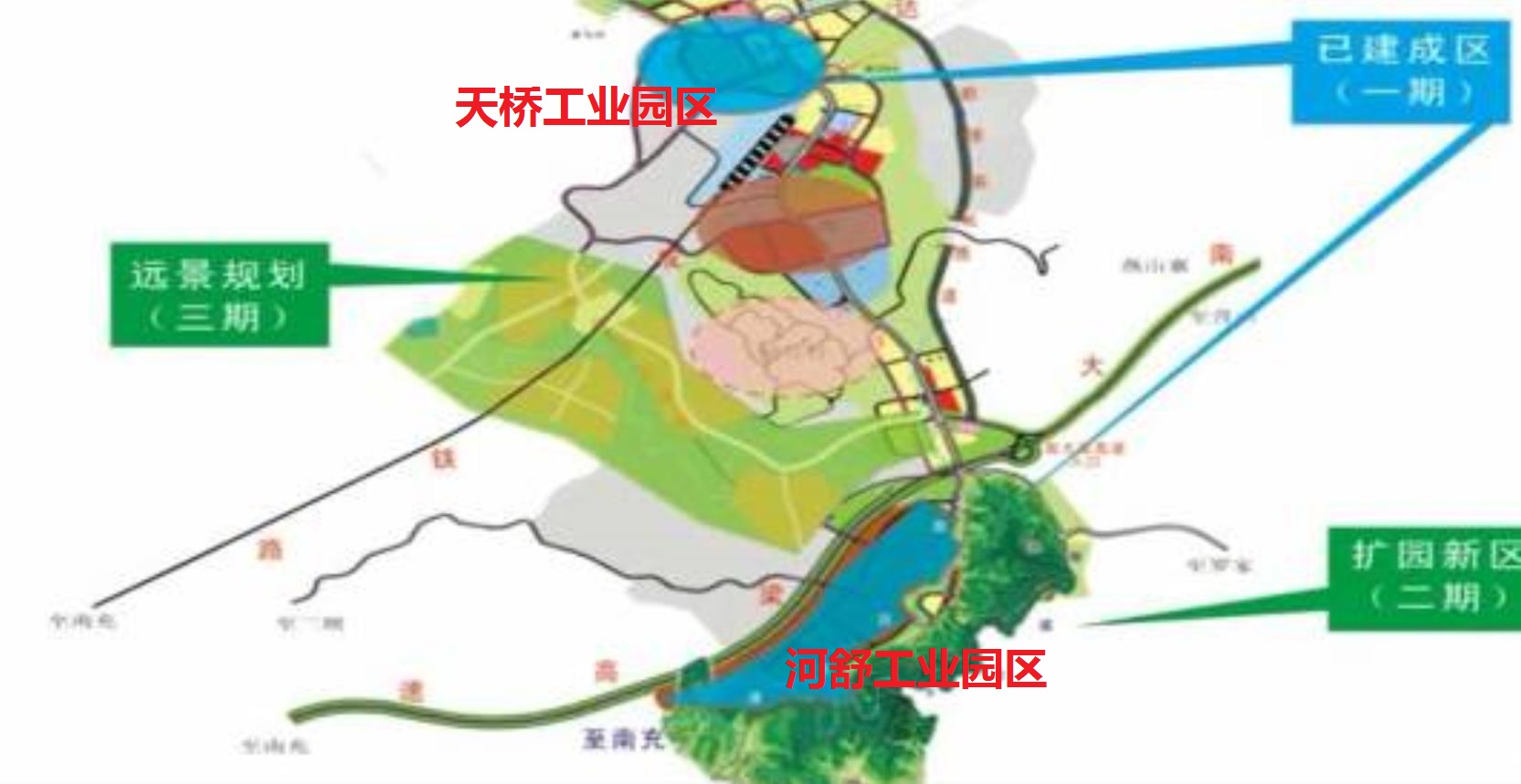 蓬安县工业园区规划图