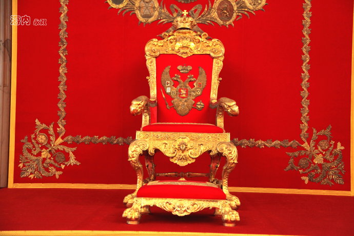 成都博物馆的俄罗斯女皇宝座