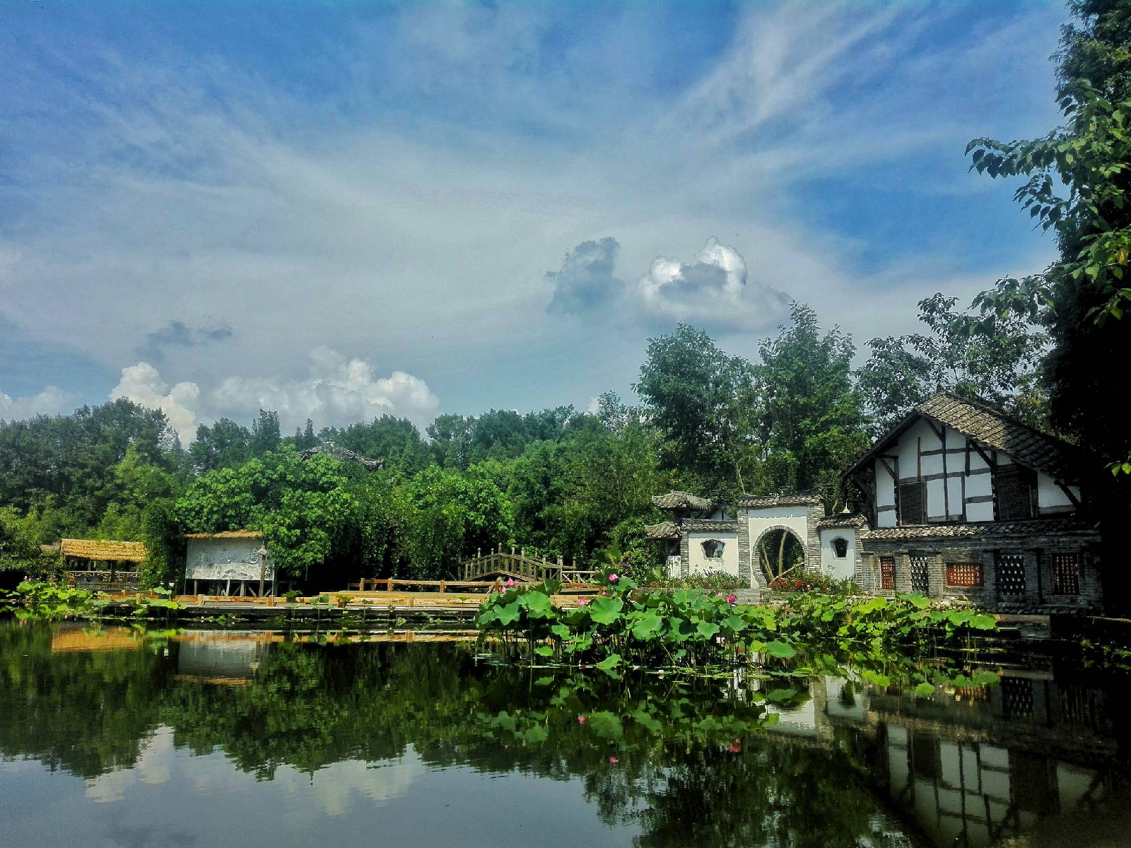 成都青城湾湿地庄园图片