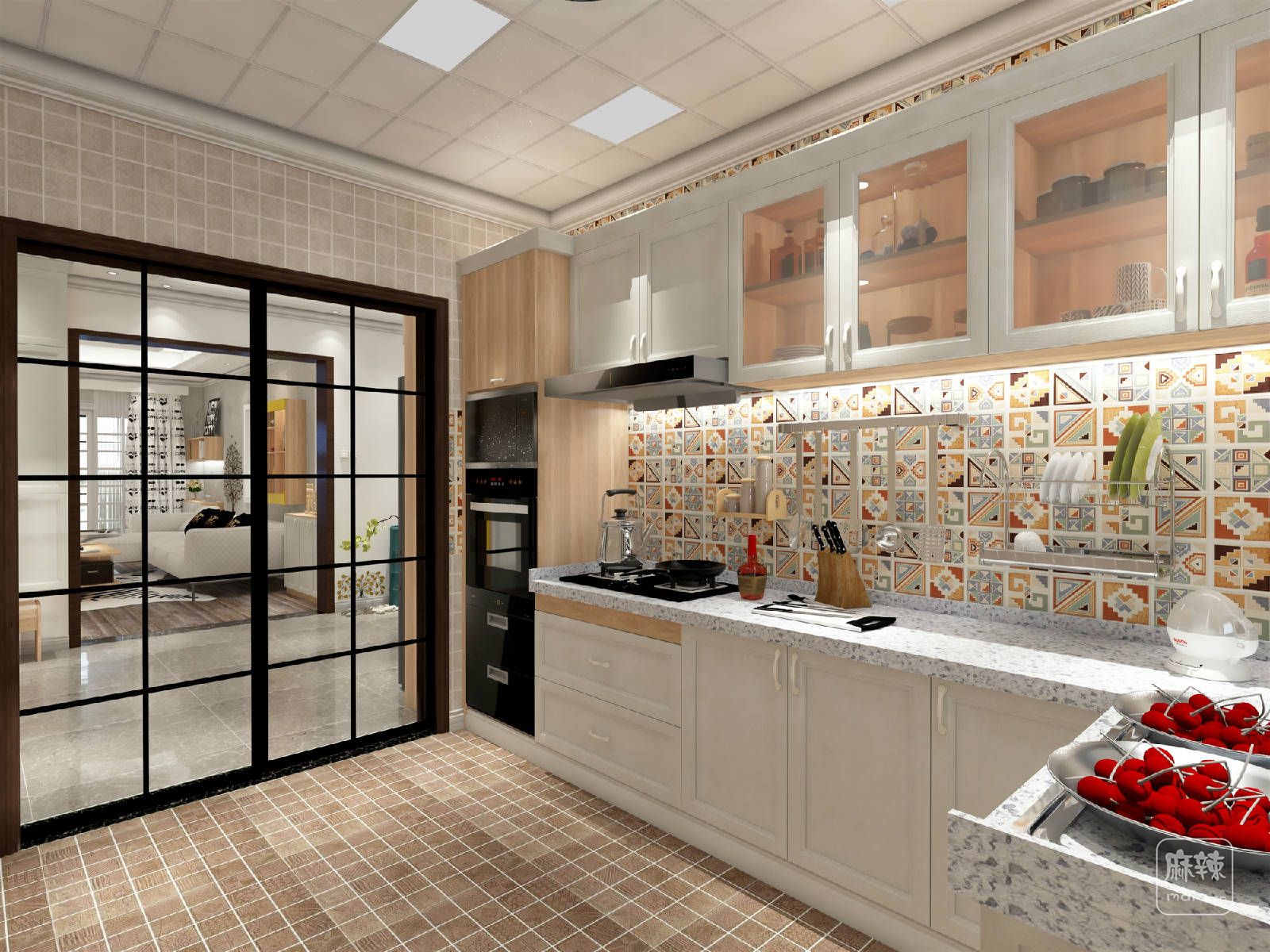 合生雅居告诉你:小厨房如何设计,一字型橱柜轻松搞定!