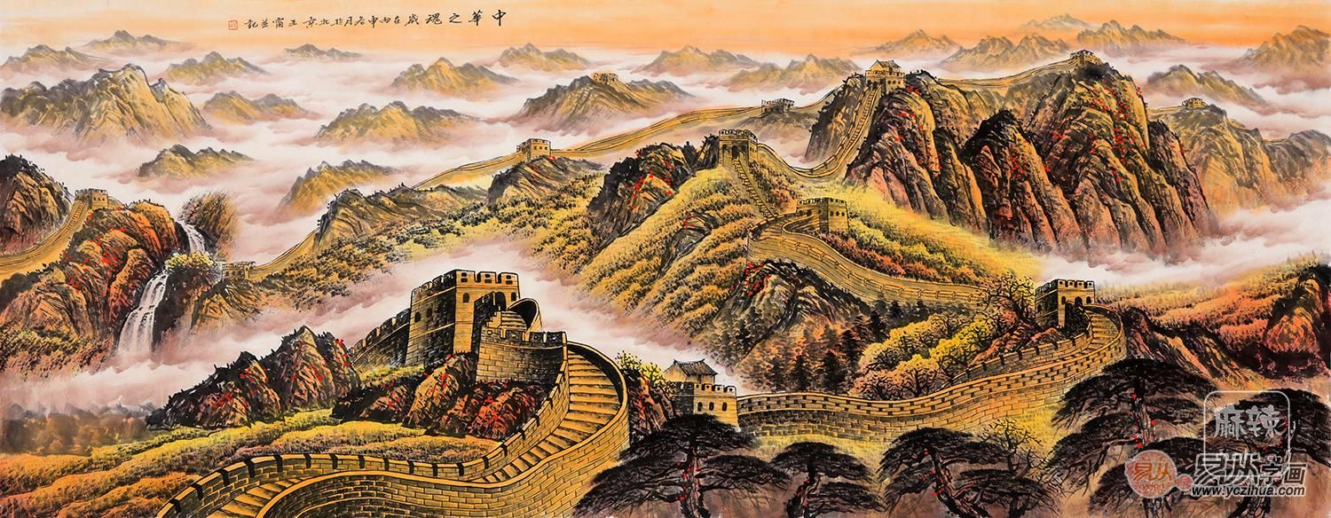 办公室山水画挂什么好,怎能不看这些国画山水画