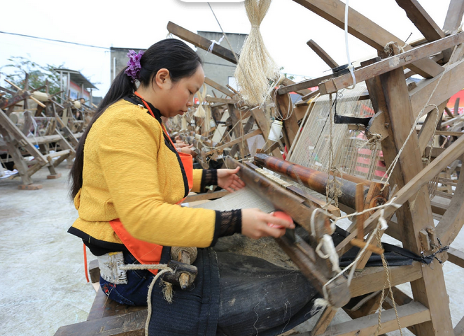 隆昌市首届夏布生产手工技能大赛