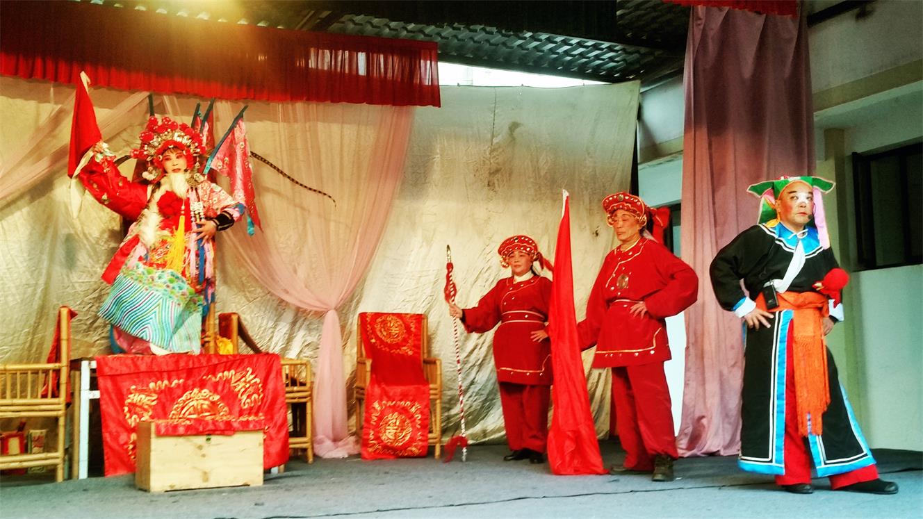 中兴川剧艺术团12月17日"封箱"演出大幕川剧胡琴戏《新辕门》花絮