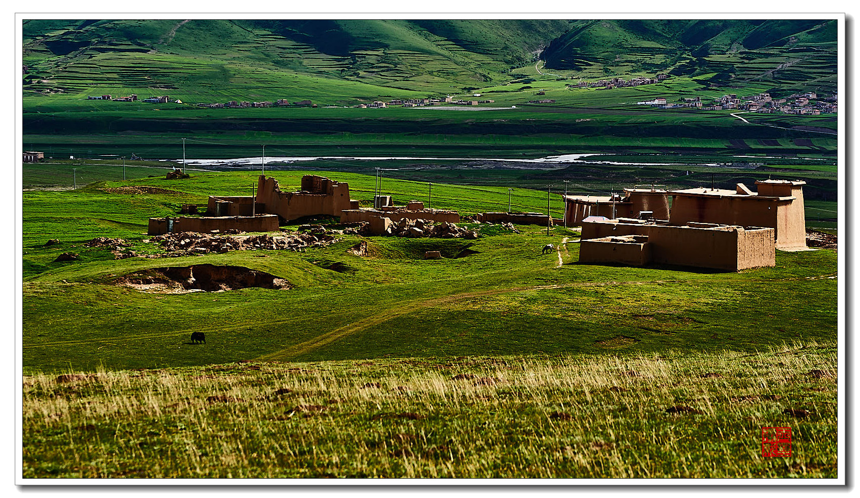 初夏阿坝县各莫乡风光已上麻辣社区首页