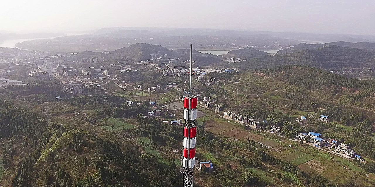 马鞍山蓬安电视新建铁塔＜11