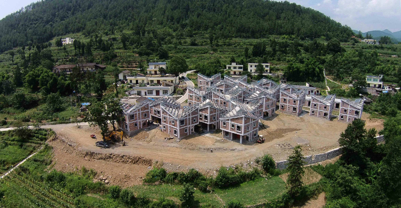 牡丹园航拍照�