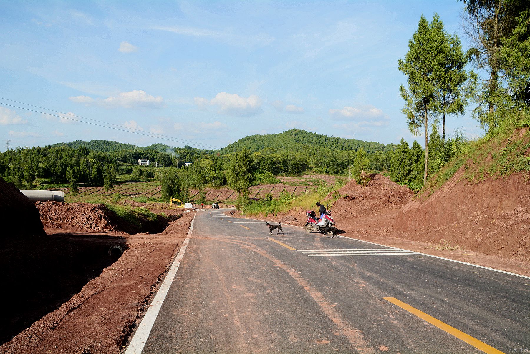 打造营山的"66号公路-丰产至法堂农业产业园道路