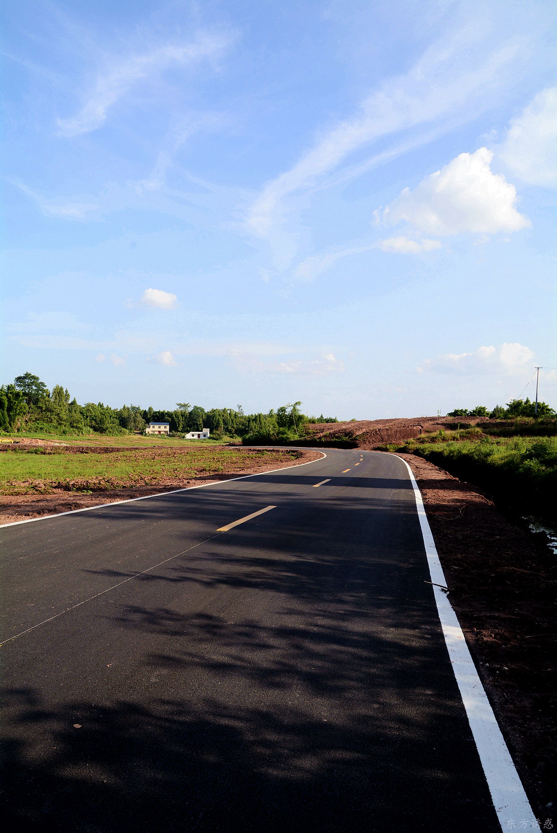 [原创·贴图 打造营山的"66号公路-丰产至法堂农业产业园道路