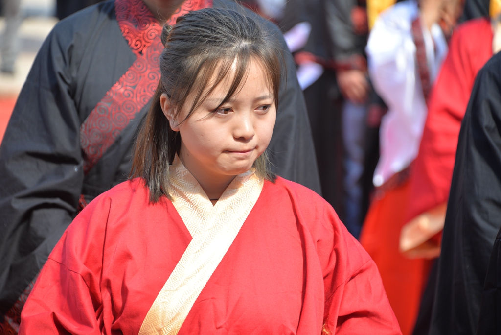 南部县柳树乡凤真宫村兼济书院祭祀孔子诞辰2569年大典