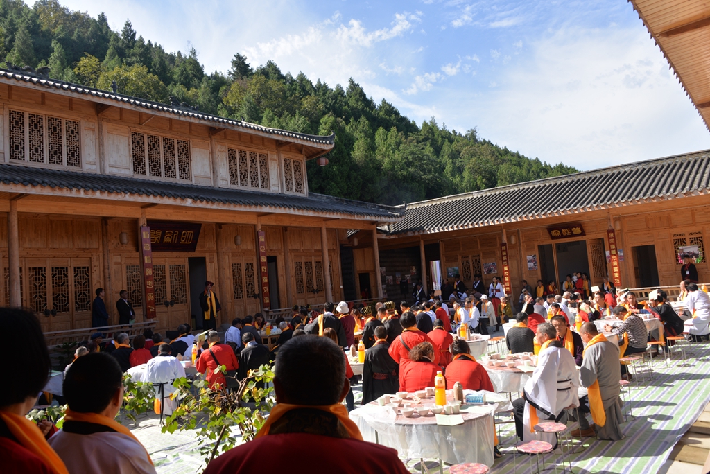 南部县柳树乡凤真宫村兼济书院祭祀孔子诞辰2569年大典