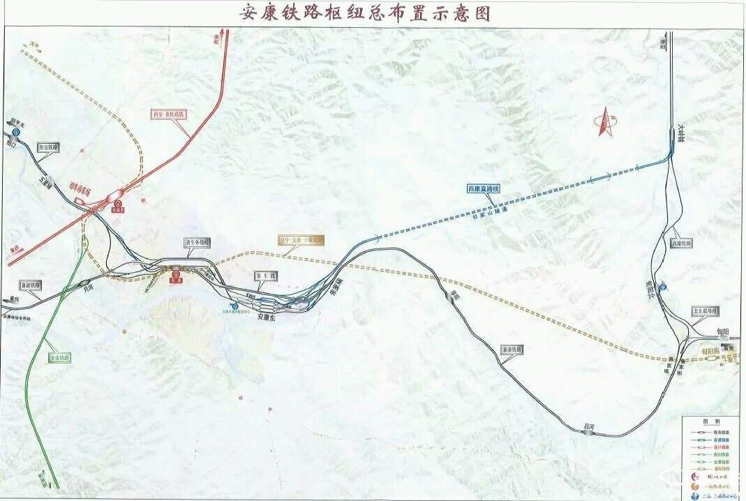 重慶鐵路樞紐獲批----西渝高鐵走向明瞭