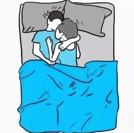 五种常见的夫妻睡姿,你喜欢哪种?