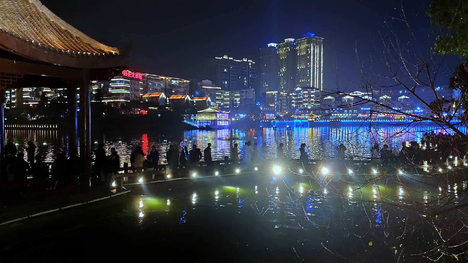 西充县夜景图片