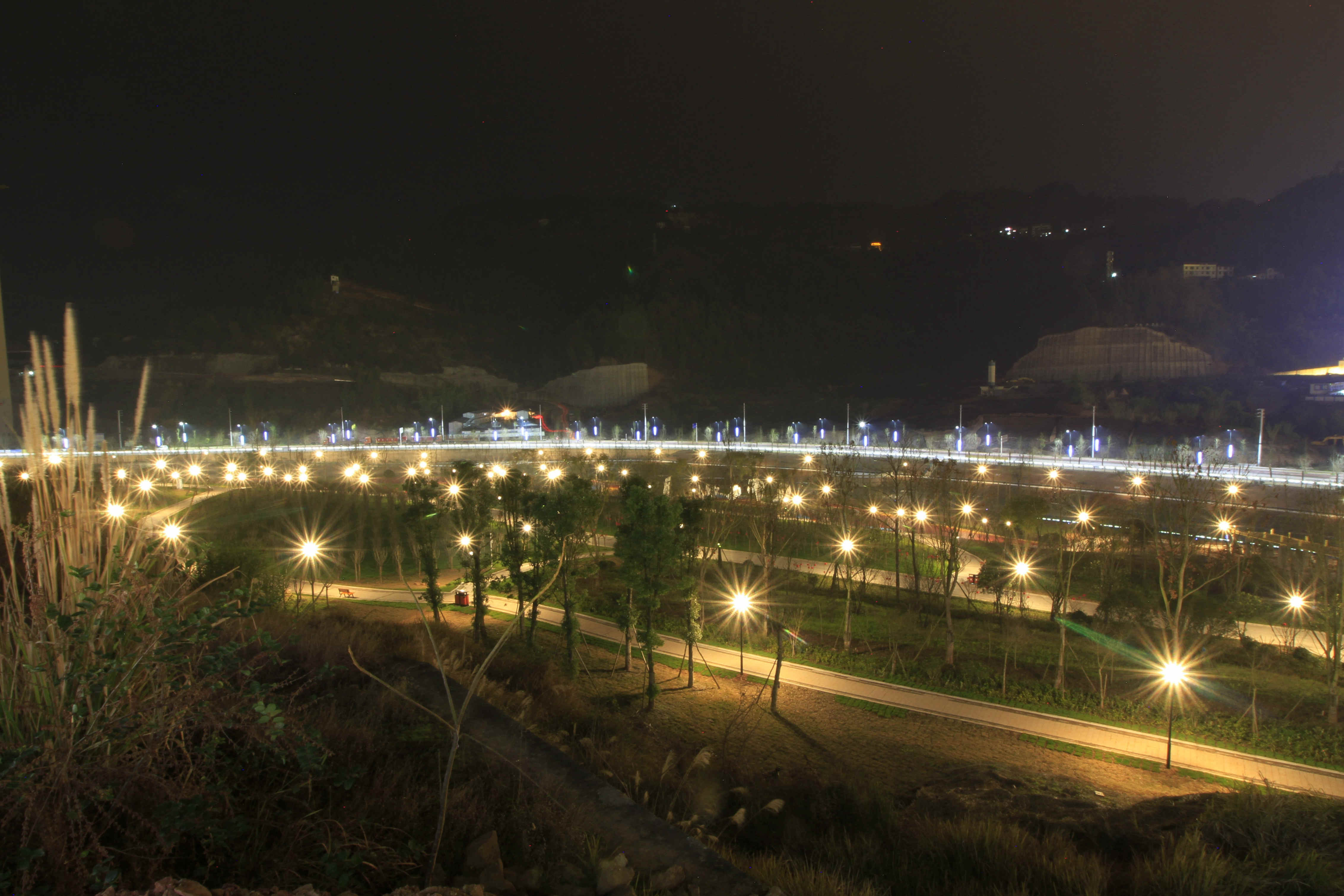 韩国平昌夜景图片