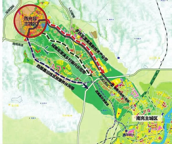 西充城南新区车站规划图片