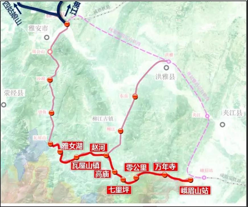 洪雅铁路详细的规划图图片