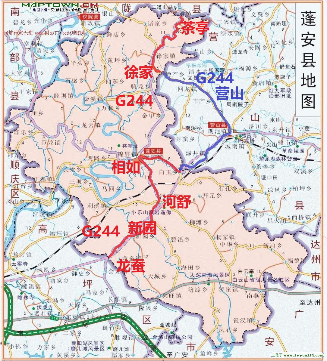 247国道全程地图图片