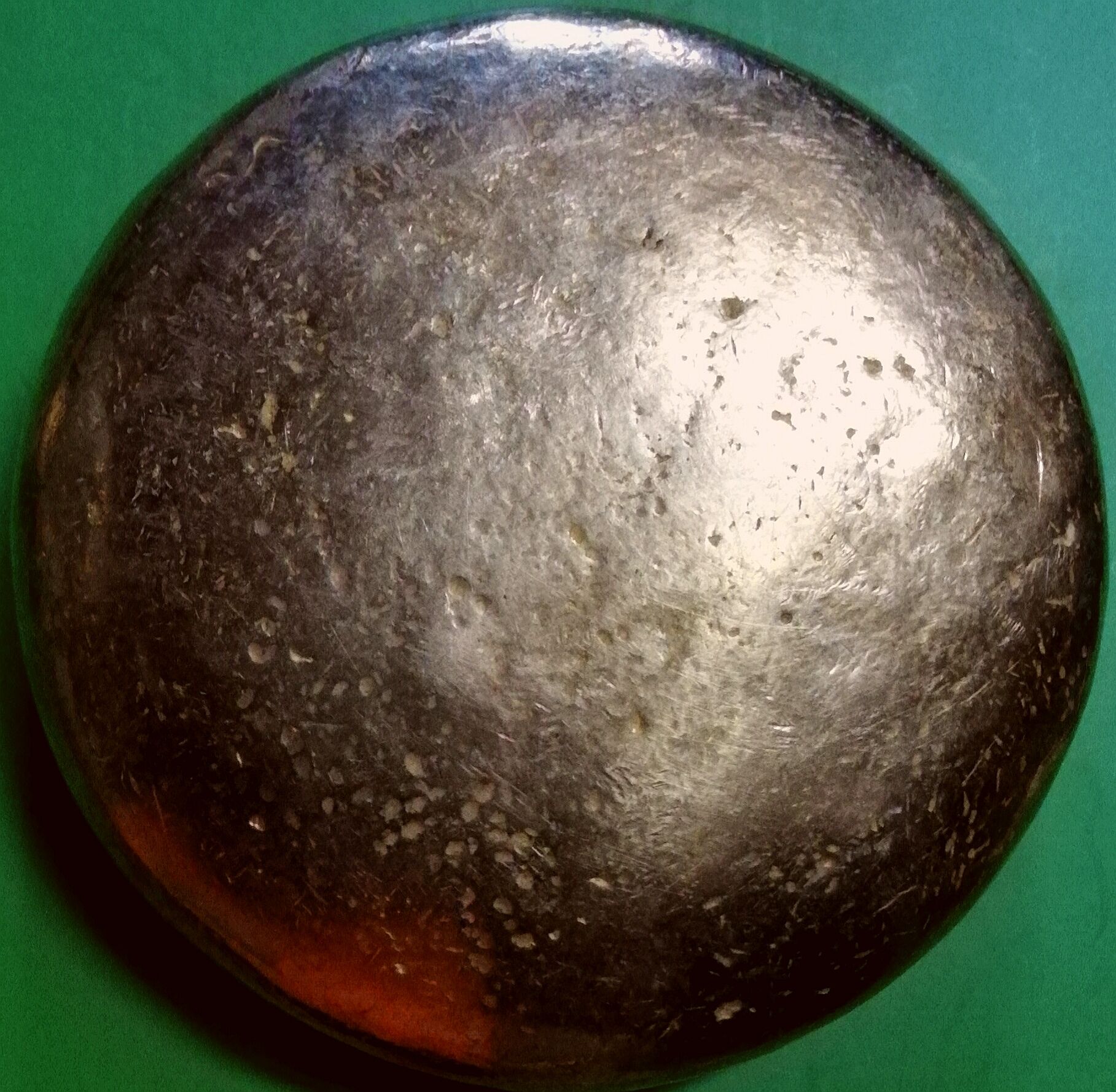 唐天宝五年罗江县官铸伍拾两大金饼孤品大珍/直径11厘米净重1829克