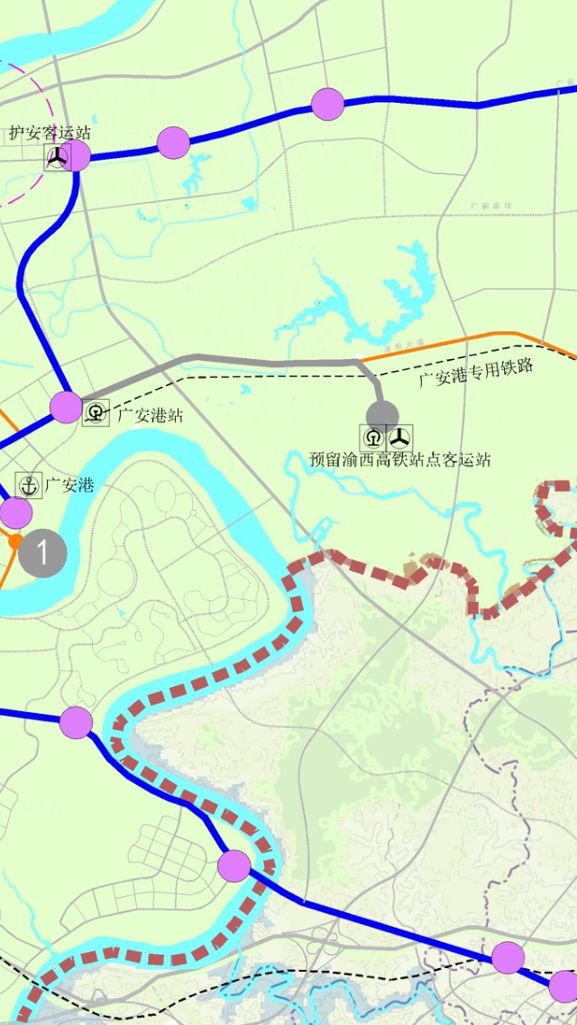 渠县高铁北站道路规划图片