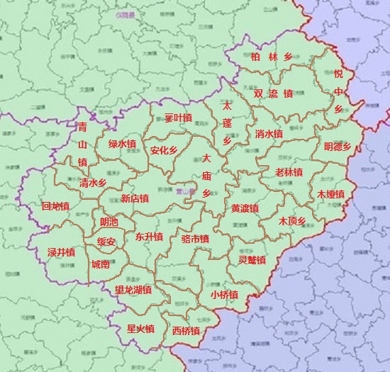 营山行政区划改后地图图片