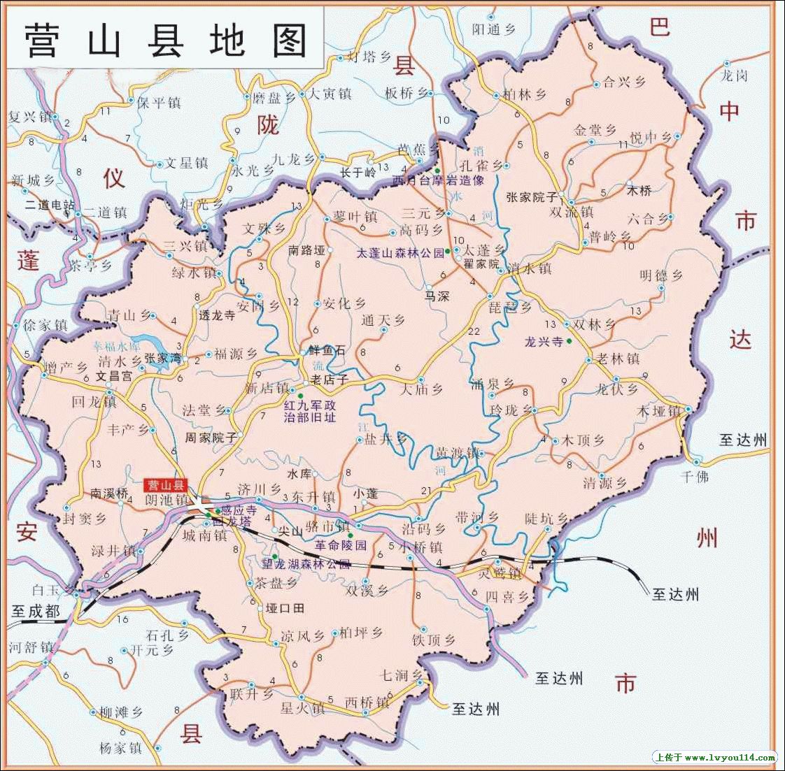 贵州省黔南龙里县地图,贵州省全省,贵州省各县_大山谷图库