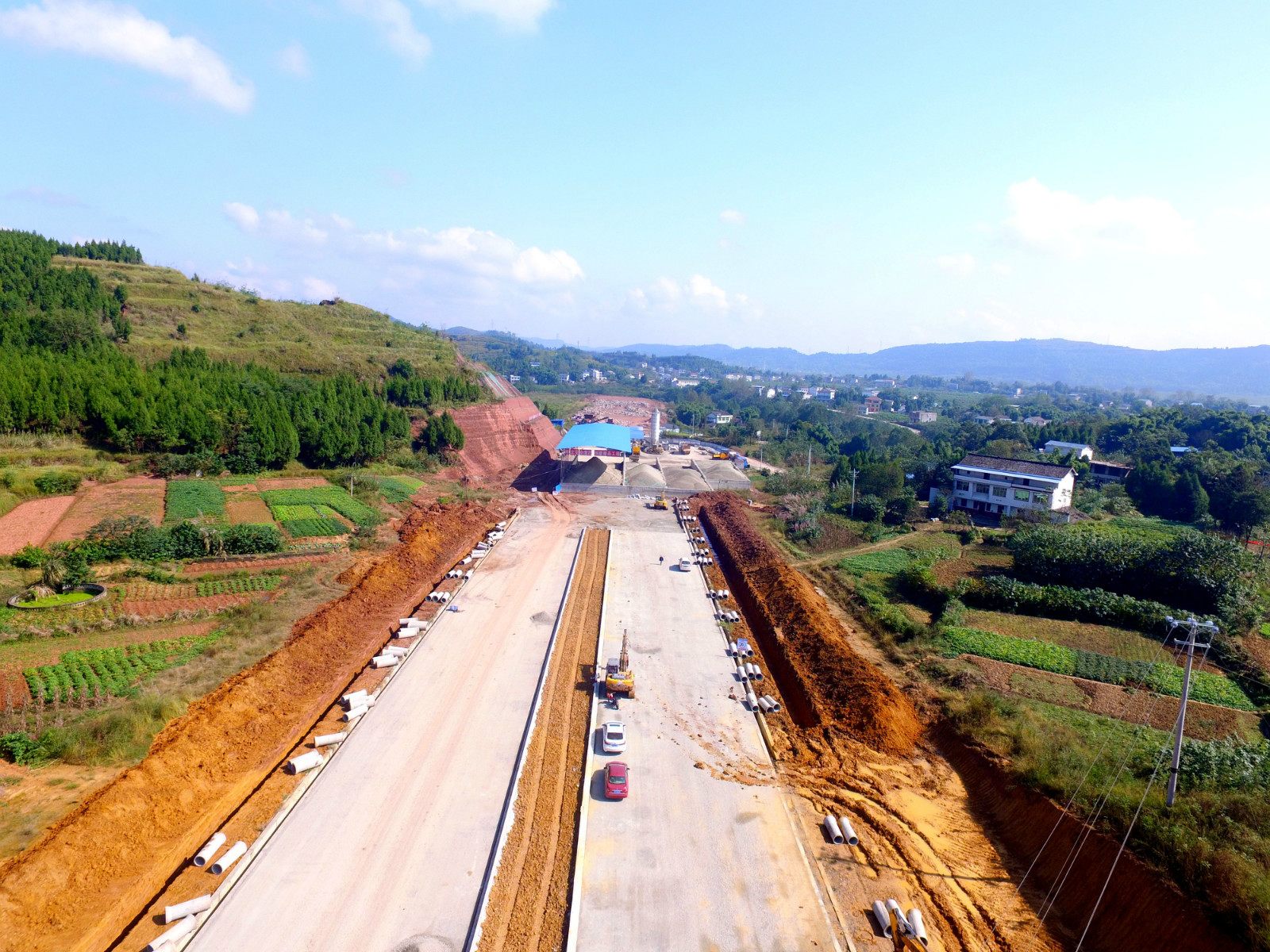 顺蓬营一级公路顺庆段图片