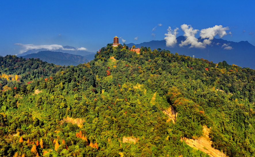 青城山深秋风