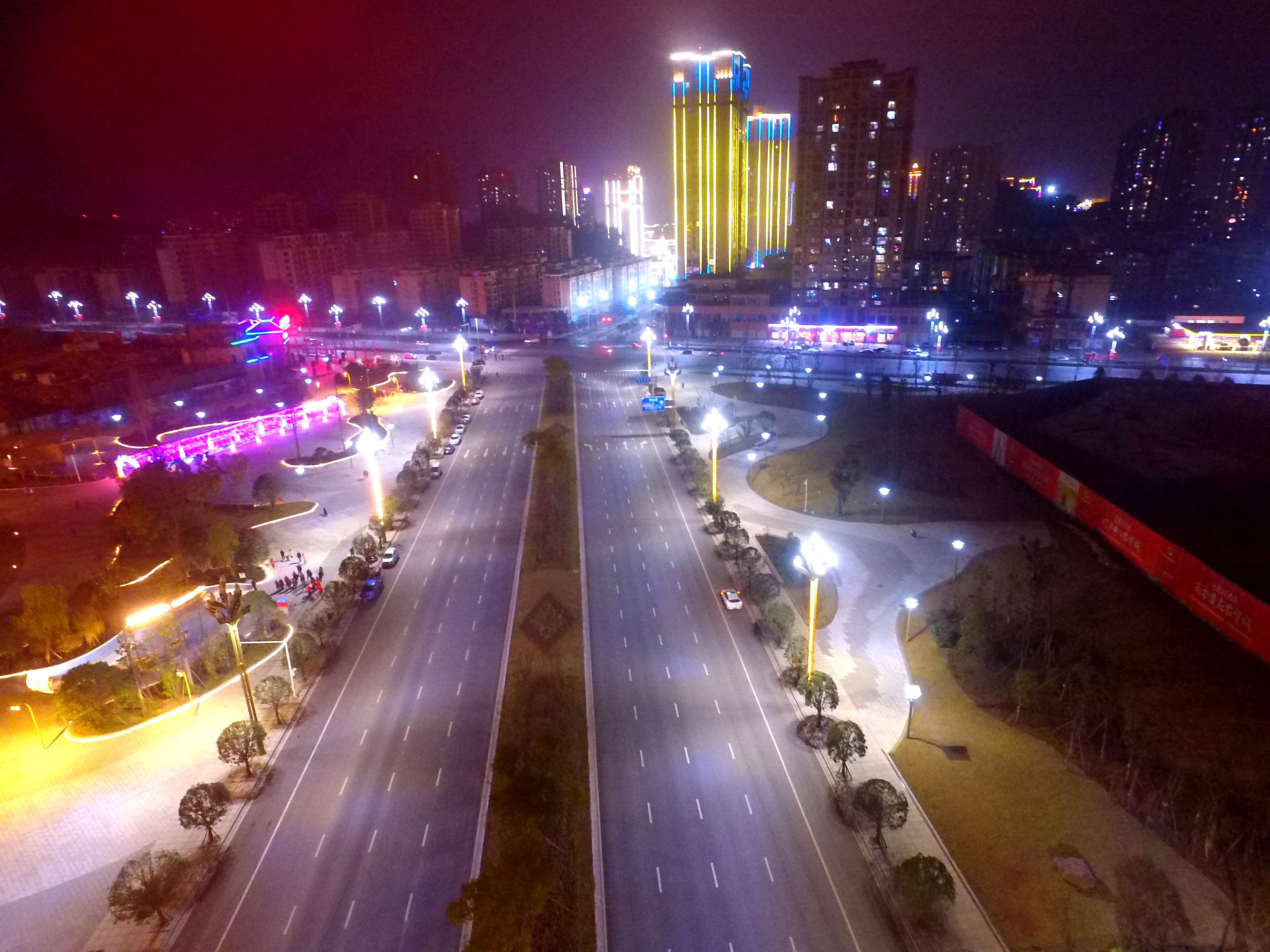 蓬安县夜景图片图片