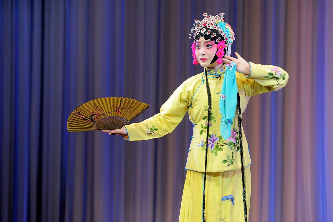 戏剧舞台人物 川剧《三巧挂画》 李熙 成都市川剧院演出