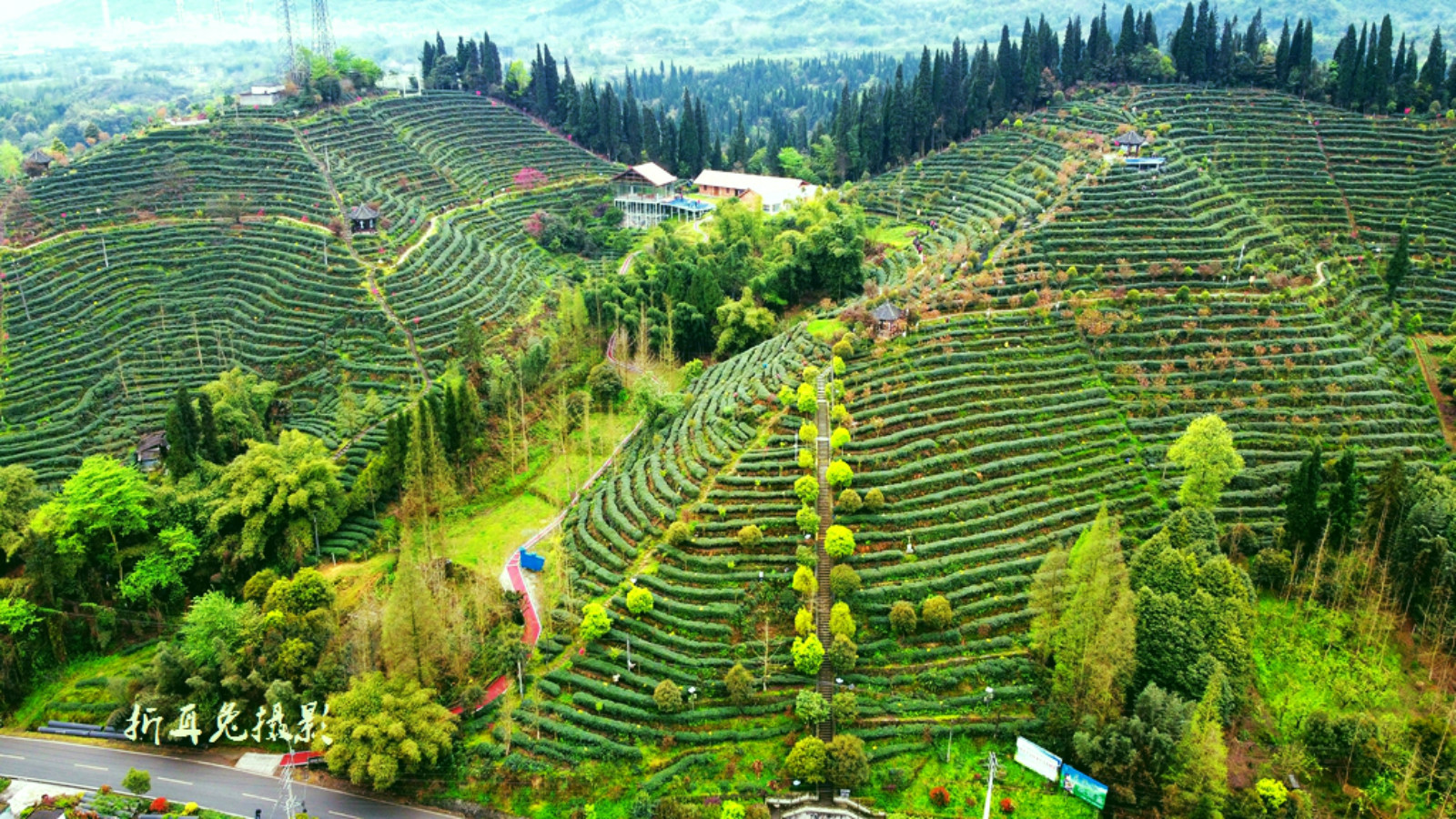 茶溪谷风景图片图片