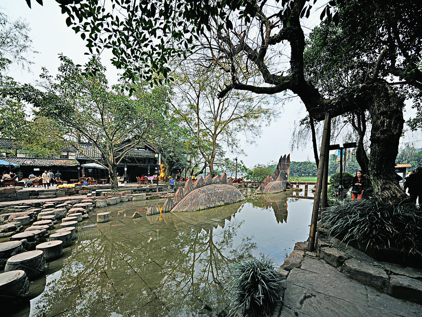 成都黄龙溪风景区图图片