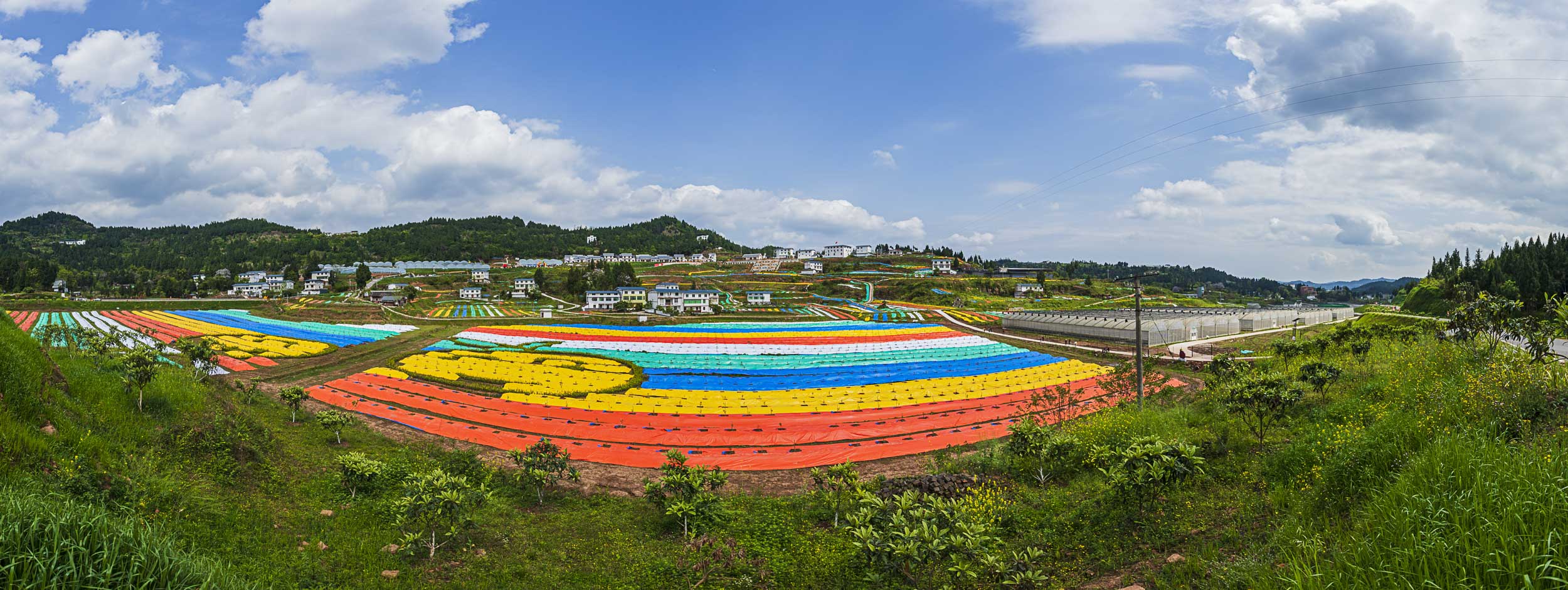 去安溪潮访友,经过隔壁仪陇县新政镇三条沟村