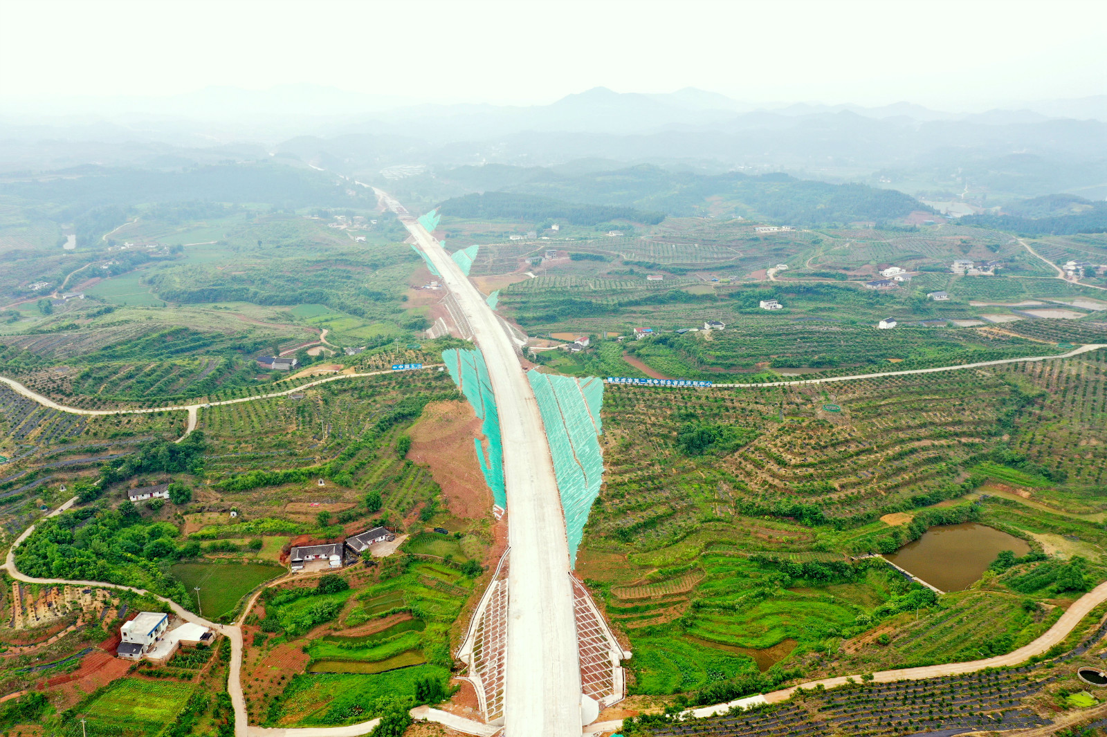 顺蓬营一级公路顺庆段图片