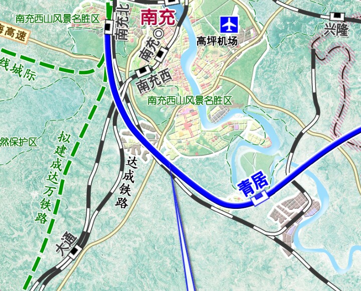 岳池机场大道规划图片