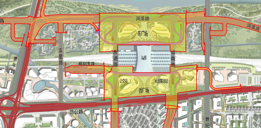 广安东火车站规划图图片
