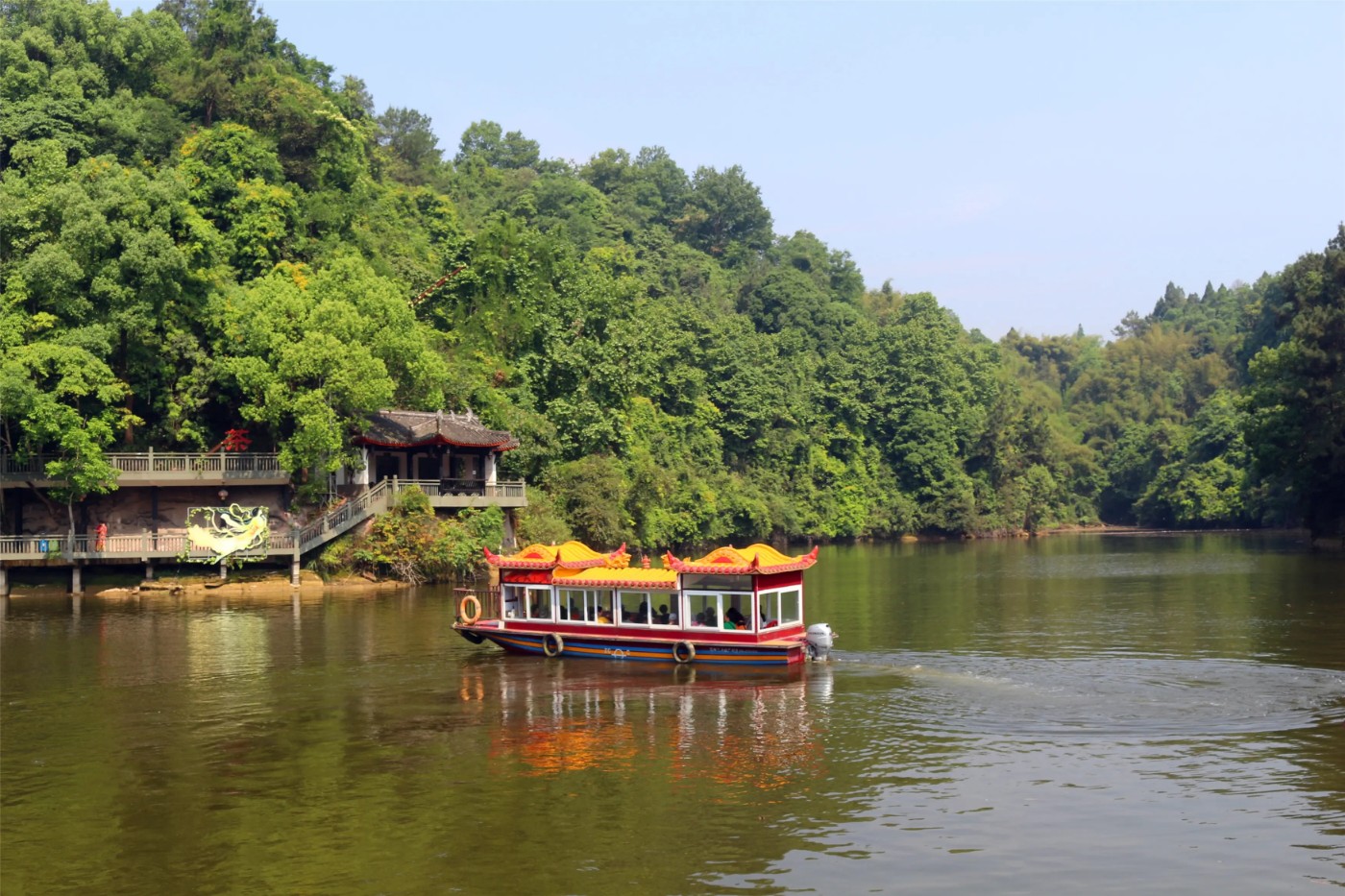 竹溪湖景区图片