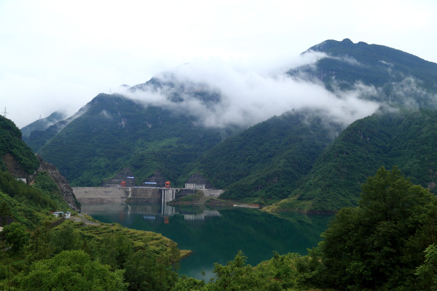 四川红鱼洞水库图片