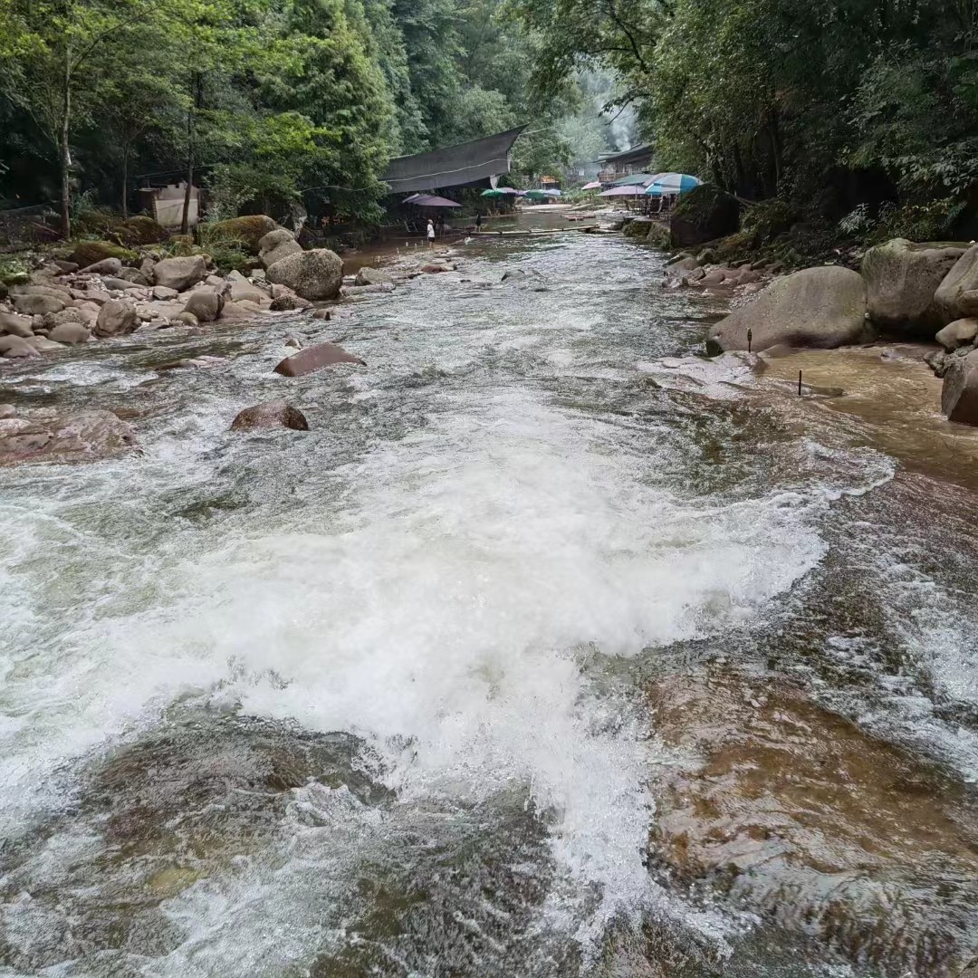 躲进深山避伏天