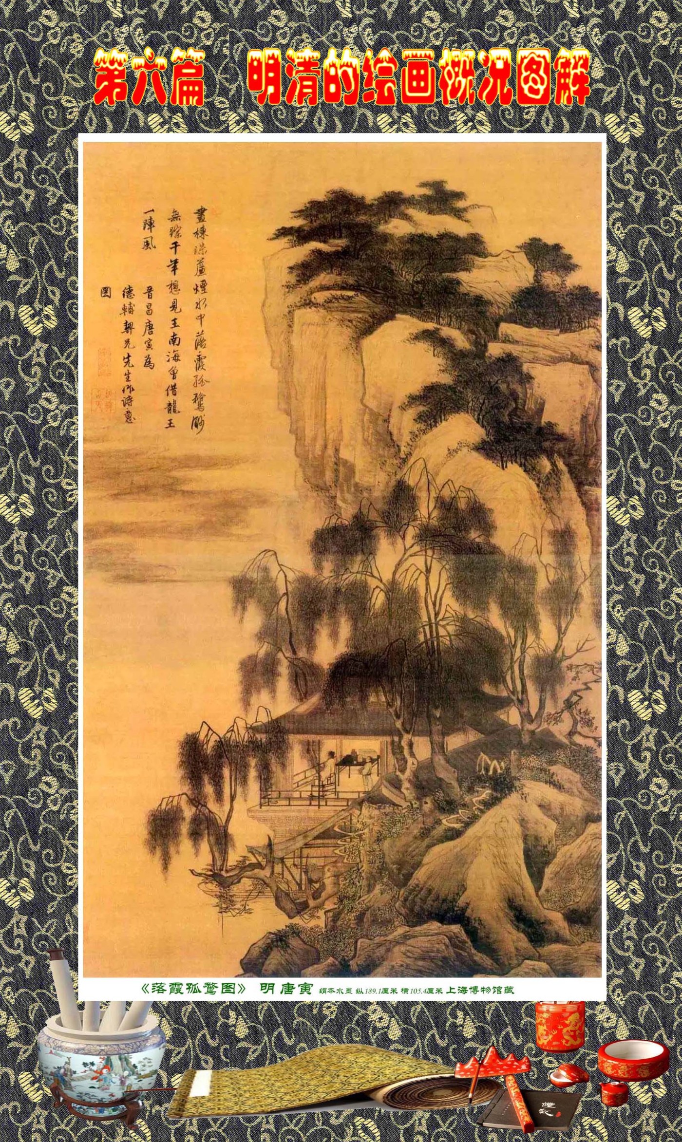 明代诗情画意以典故入画的画家王履、唐寅等等（系列）-鉴宝收藏-麻辣 