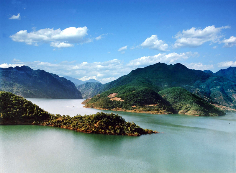 白龙湖水上人家摄影广元姚荣杰