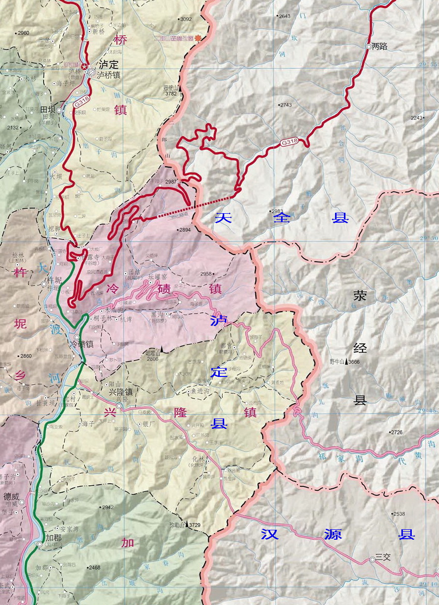 牛背山地图全图高清版图片