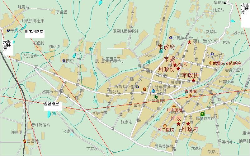 西昌市地图 行政区划图片